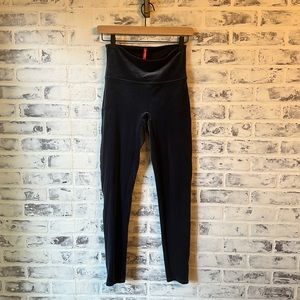 Spanx Gray Velvet Leggings